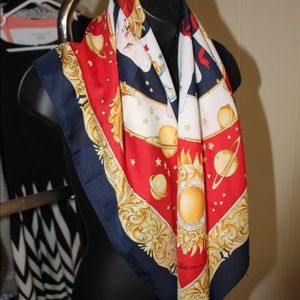 Polyester universe scarf